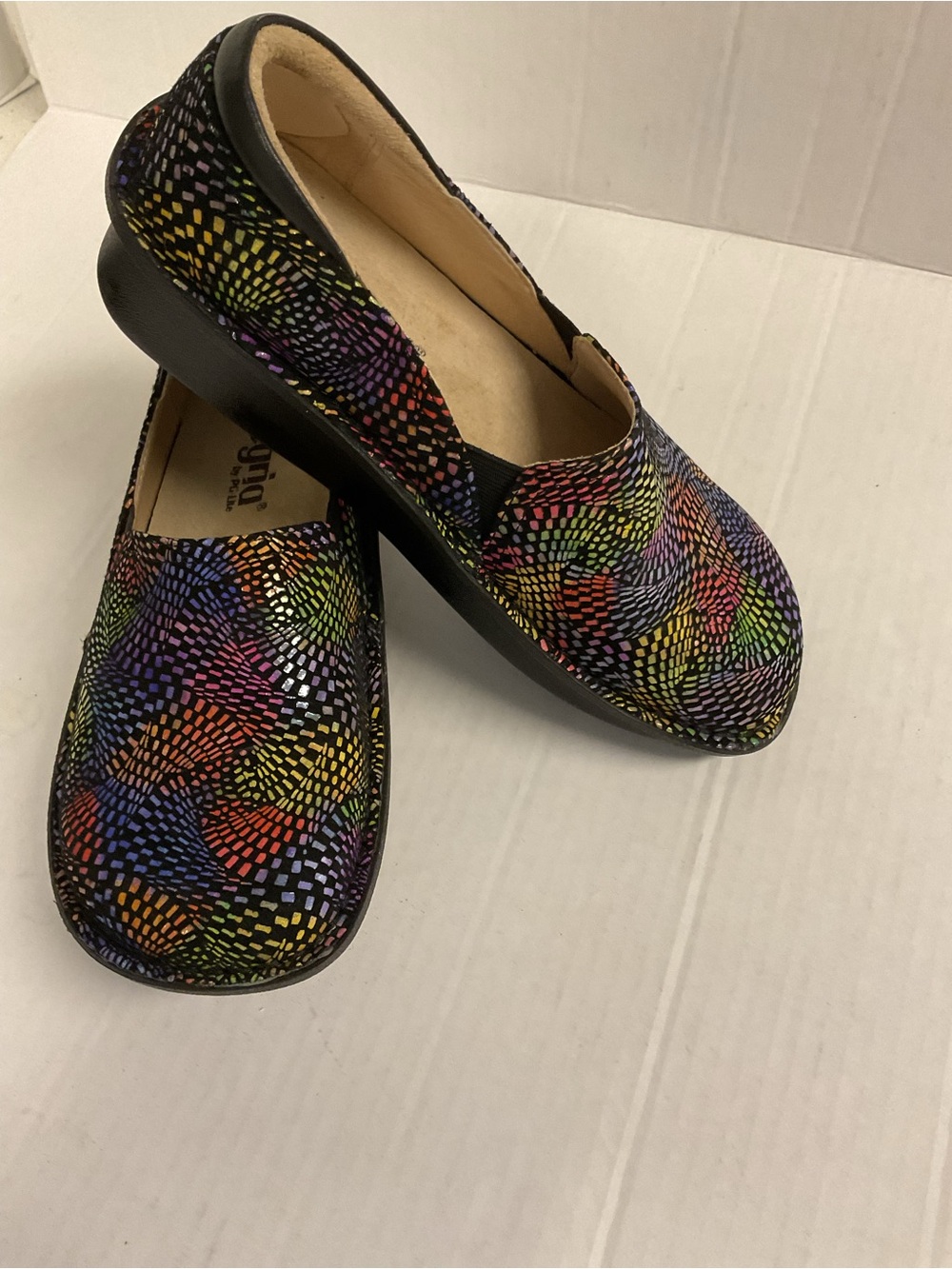 Multi-Color Slip-On Comfort Clog for Women  size 6